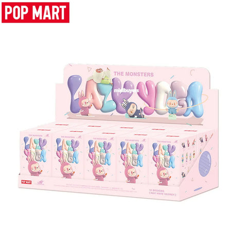 POP MART Labubu The Monsters Lazy Yoga Series Flocked Figure Blind Box