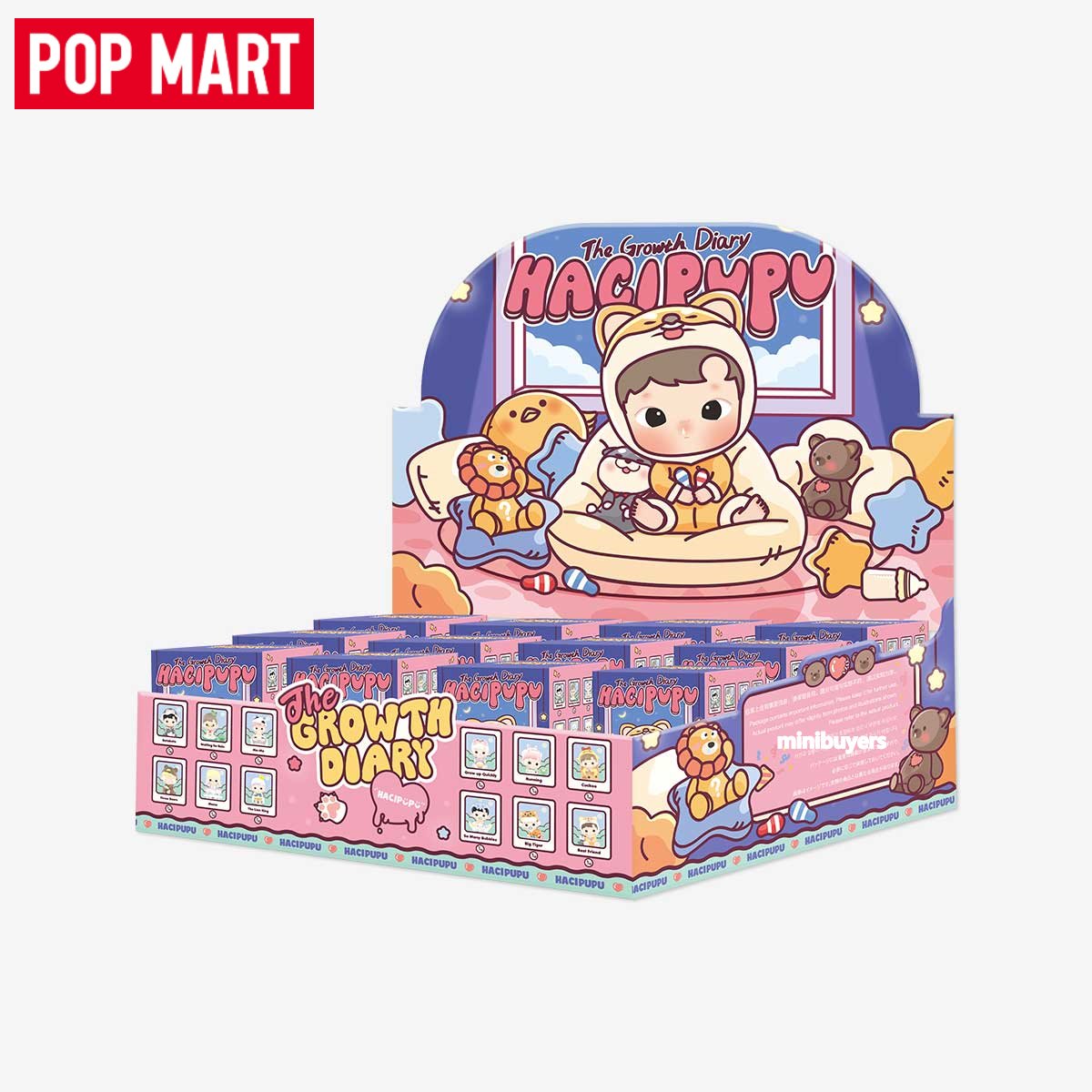 2023 POP MART Hacipupu Growth Diary Series Blind Box Figure