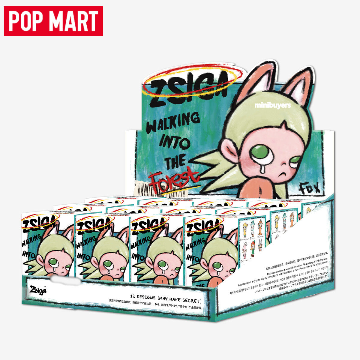 POP MART Zsiga Forest Series | 2023 Art Toy Blind Box Figures