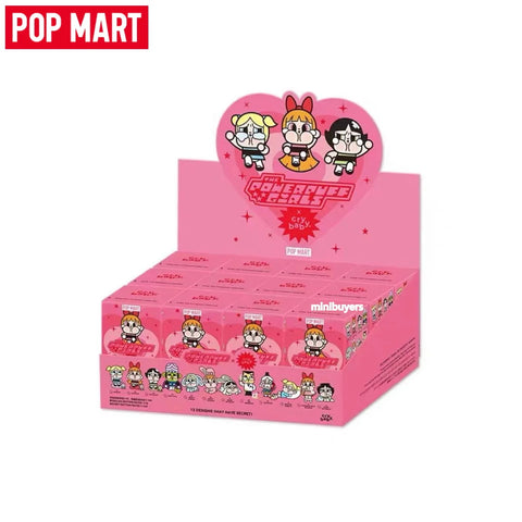 POP MART CRYBABY × Powerpuff Girls Series Art Toy Figure Blind Box