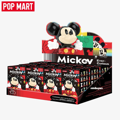 POP MART Disney 100th anniversary Mickey Ever-Curious Series Figure Blind Box