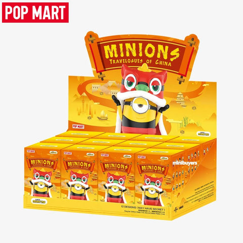 POP MART Minions Travelogues of China Series Art Toy Figure Blind Box