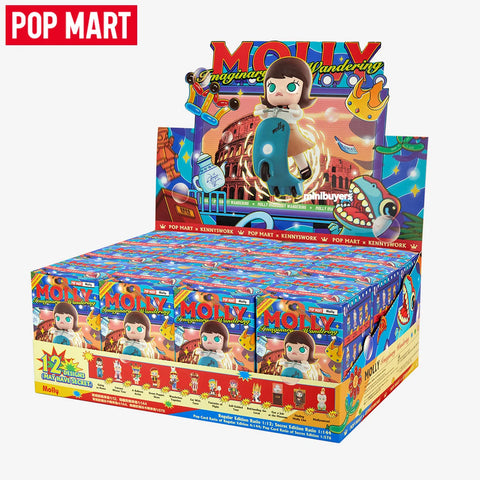 POP MART Molly Imaginary Wandering Series Art Toy 12 Figures Blind Box Sealed Set