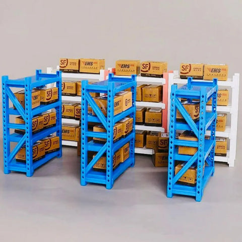 1/12 Scale Miniature Storage Rack & Goods Shelf Collection