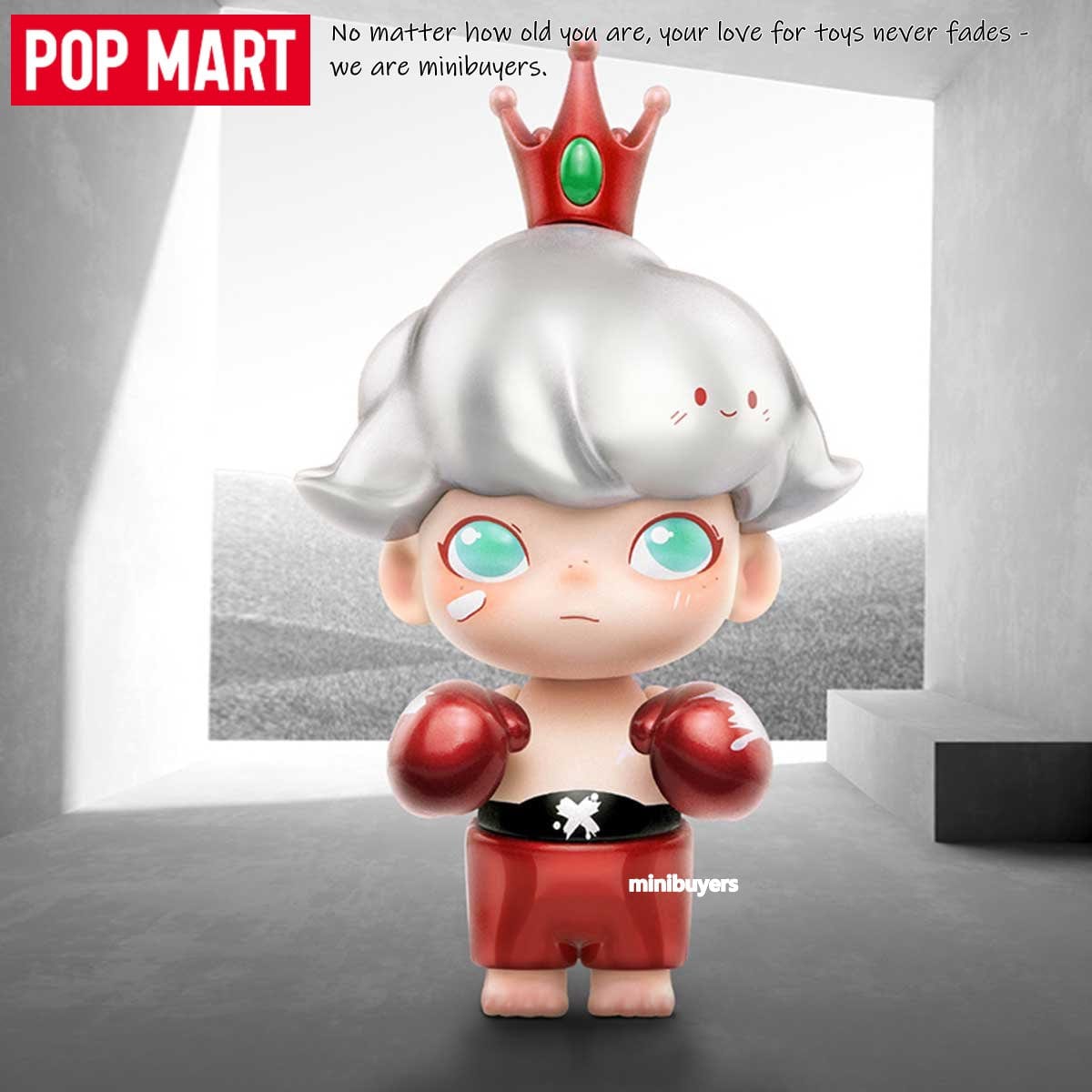 POP MART Dimoo Retro Series Art Toy Blind Box Figure 2023 - Rocky King