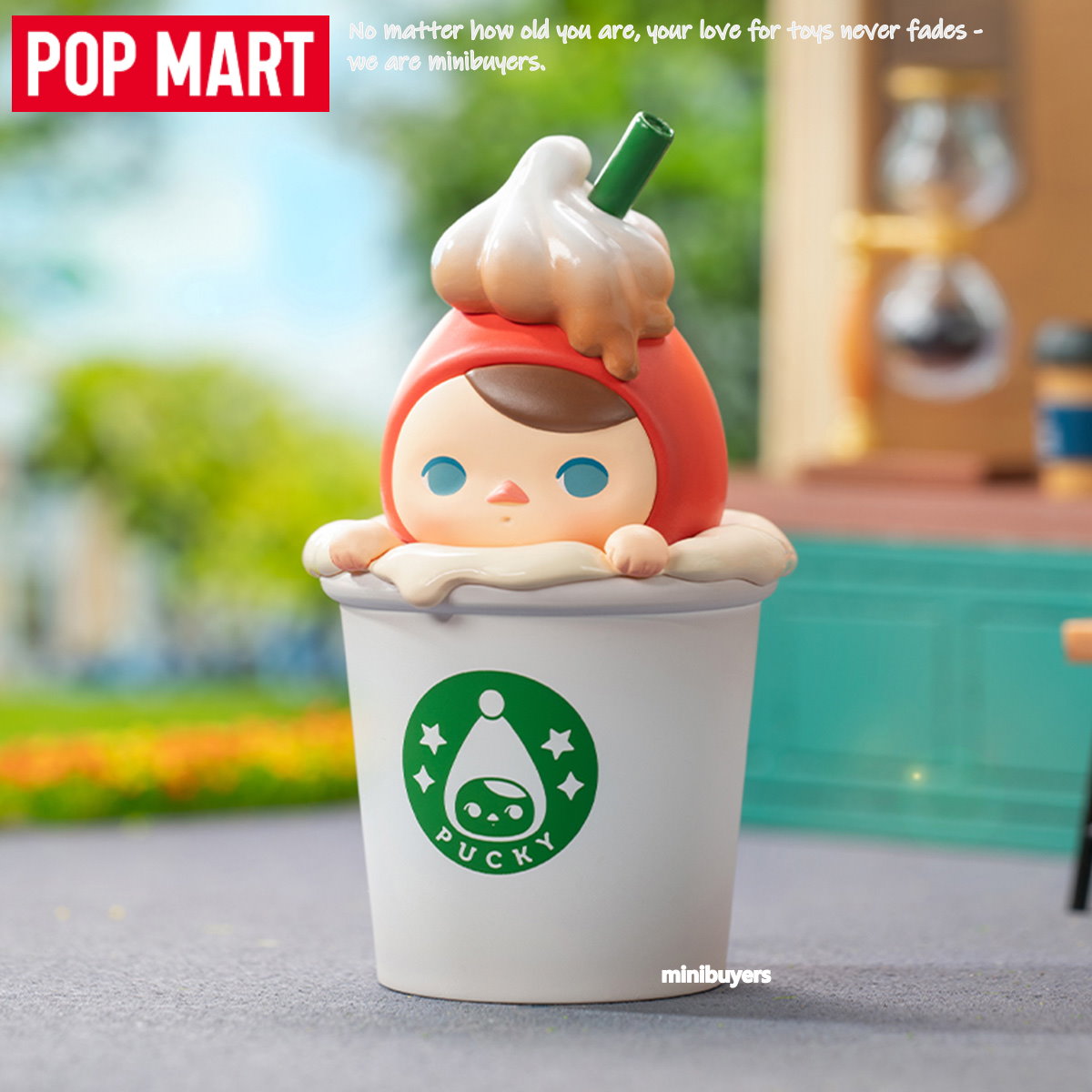 POP MART Pucky Rabbit Cafe Series Art Toy Figure Blind Box