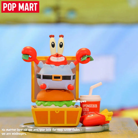 POP MART SpongeBob Picnic Party Series Art Toy 9 Figures Blind Box Sealed Set