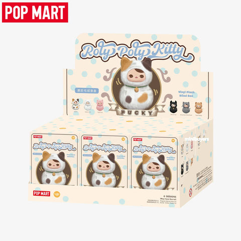 POP MART PUCKY Roly-Poly Kitty Series-Vinyl Plush Blind Box