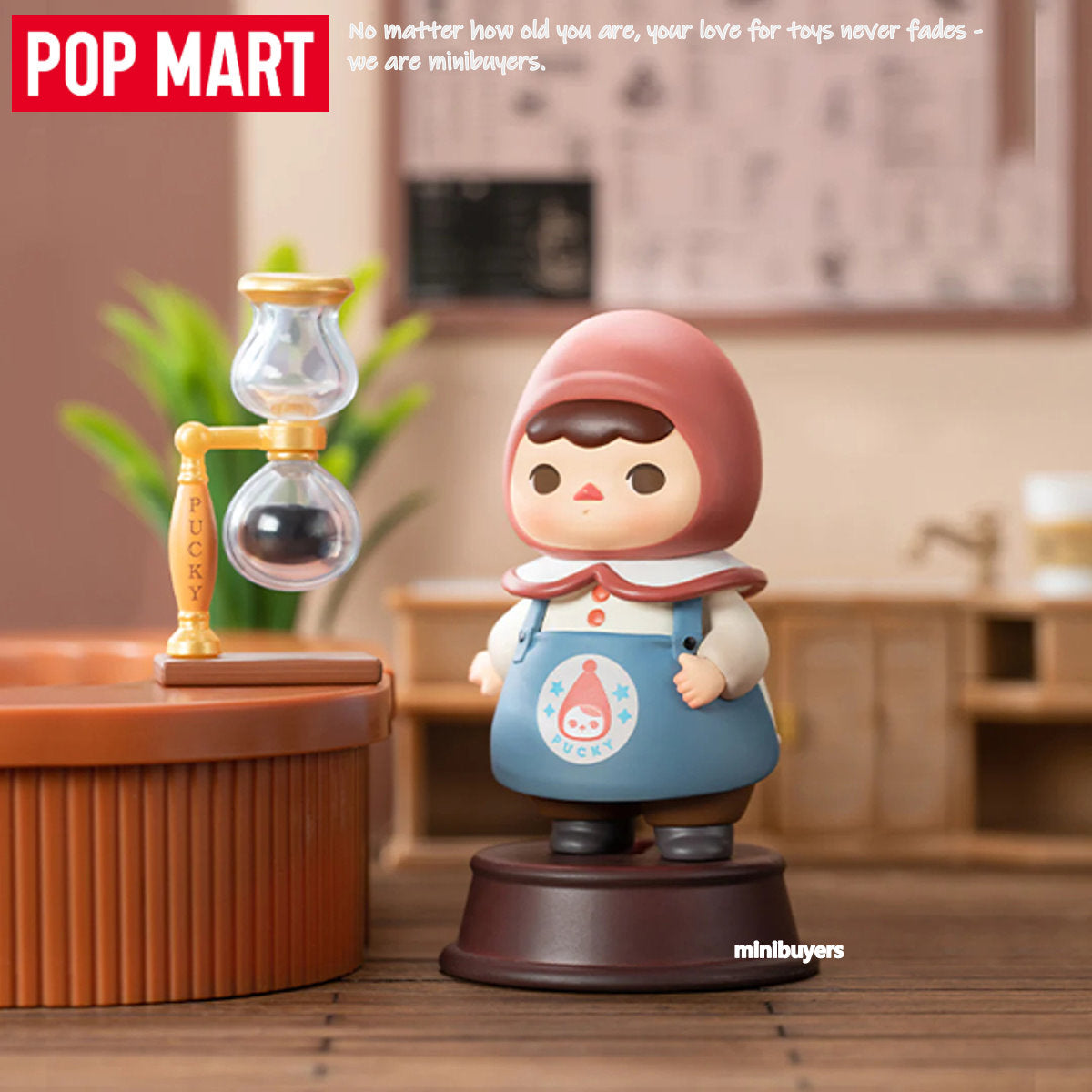 POP MART Pucky Rabbit Cafe Series Art Toy Figure Blind Box