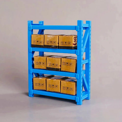 1/12 Scale Miniature Storage Rack & Goods Shelf Collection