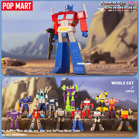 POP MART Transformers Generations Series 12 Figure Blind Box Sealed 2023