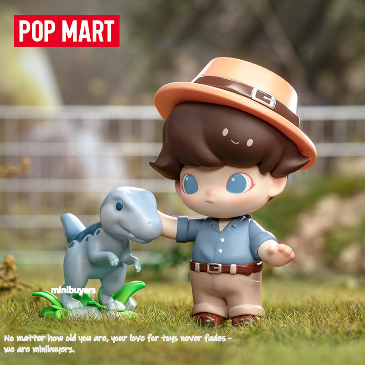 POP MART Dimoo Jurassic World Series Blind Box Art Toy