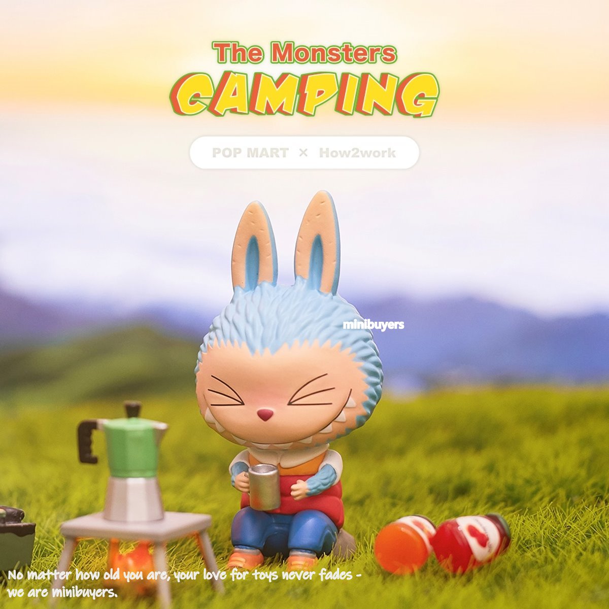 POP MART Labubu Monster Camping Series Blind Box Figure