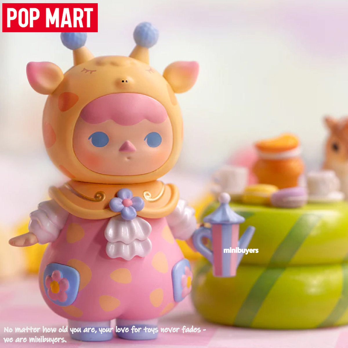 POP MART Pucky Animal Tea Party Series Blind Box Art Toy