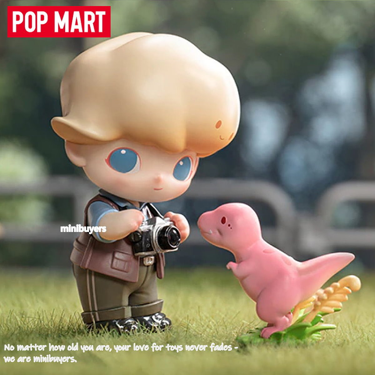 POP MART Dimoo Jurassic World Series Blind Box Art Toy