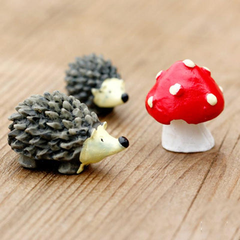 Miniature Hedgehogs Ornament 3pcs Set - Mini Buyers