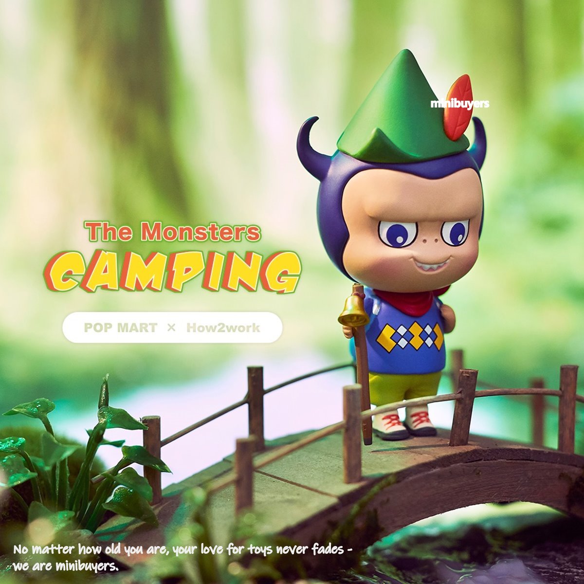 POP MART Labubu Monster Camping Series Blind Box Figure