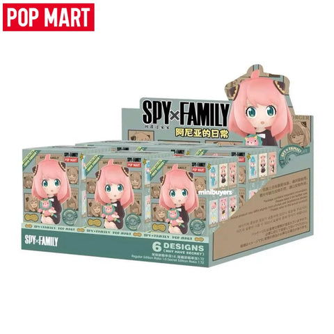 POP MART Spy x Family Anya Forger Art Toy 6 Figures Blind Box Sealed Set 2023