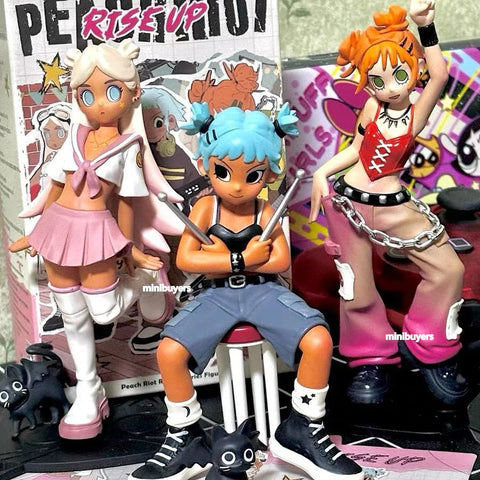 POP MART Peach Riot Rise Up Series Art Toy Figure Blind Box