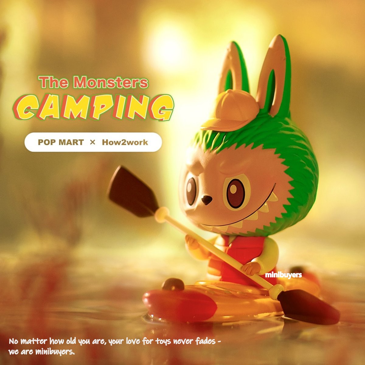 POP MART Labubu Monster Camping Series Blind Box Figure