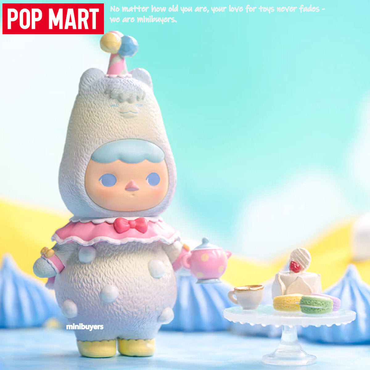 POP MART Pucky Animal Tea Party Series Blind Box Art Toy