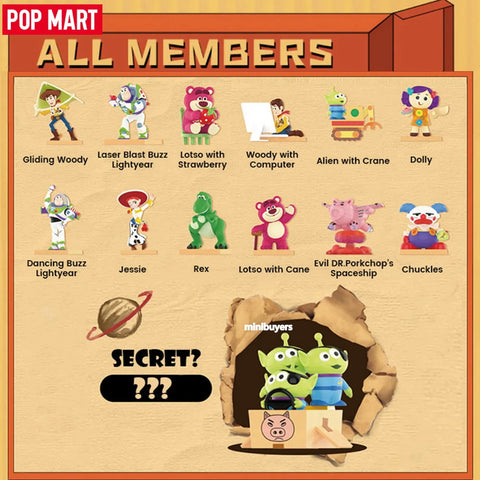 POP MART Disney Pixar Sunnyside Adventures Series Art Toy Figure 2023