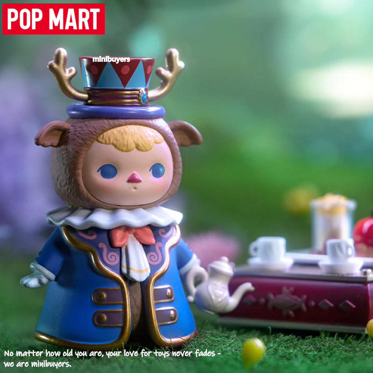 POP MART Pucky Animal Tea Party Series Blind Box Art Toy