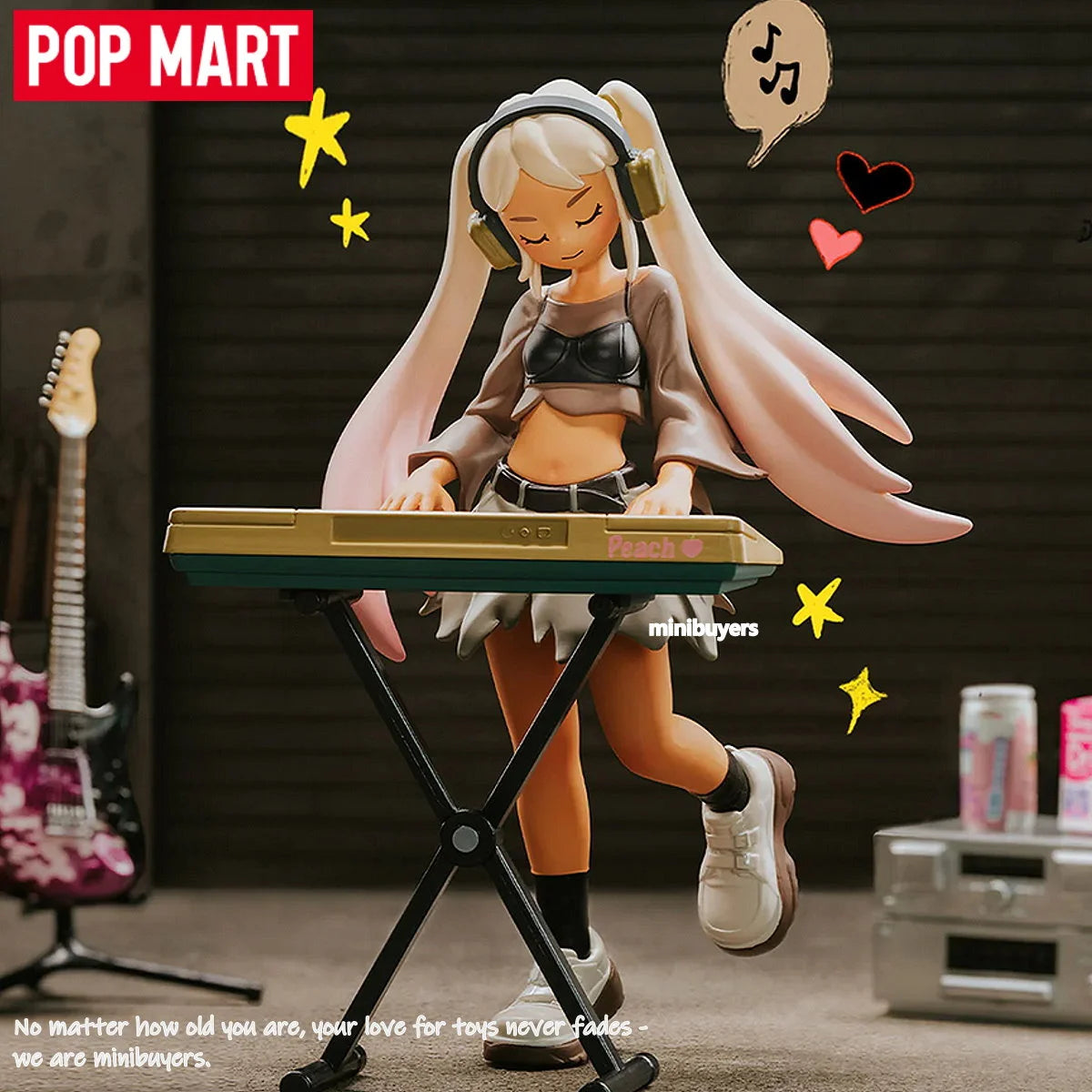 POP MART Peach Riot Rise Up Series Art Toy Figure Blind Box – Mini