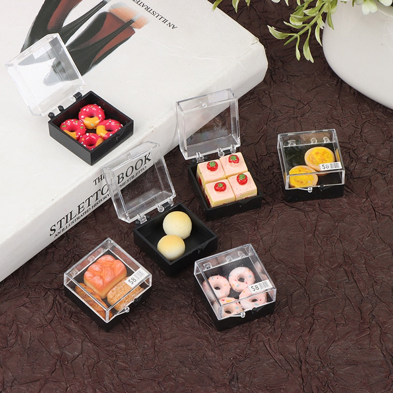 1:12 Dollhouse Miniature Dessert Cake Box - Mini Buyers