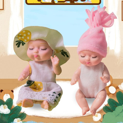 Mini Simulated Sleep Baby Doll Toy Miniature - Mini Buyers