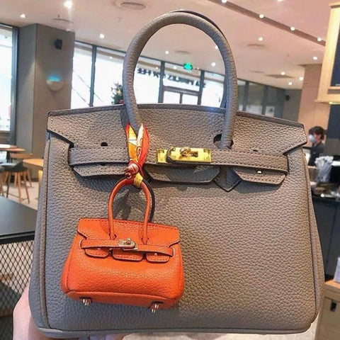 Elegant Mini Handbag Charm for Keys Air Pod Coins & Small Accessories