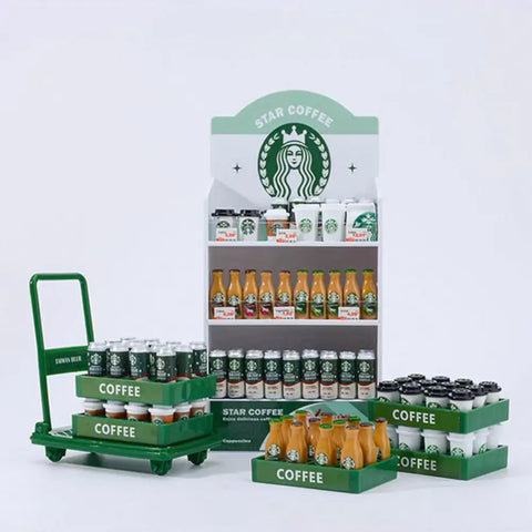 Miniature Coffee World Playful Desktop Decoration