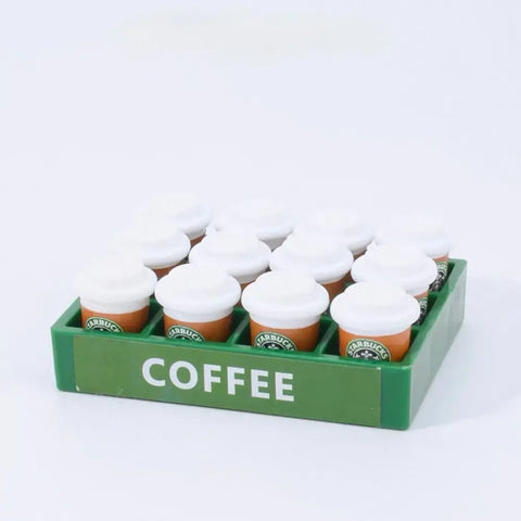 Miniature Coffee World Playful Desktop Decoration