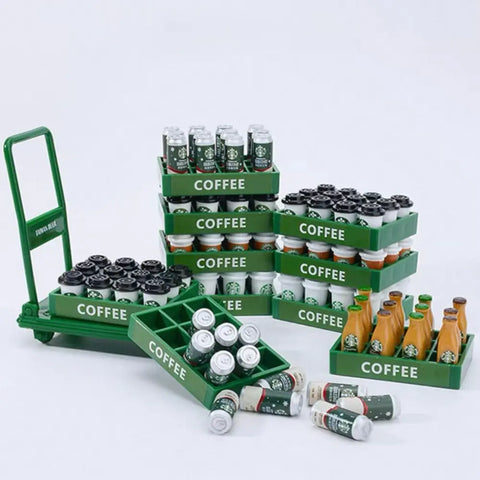 Miniature Coffee World Playful Desktop Decoration