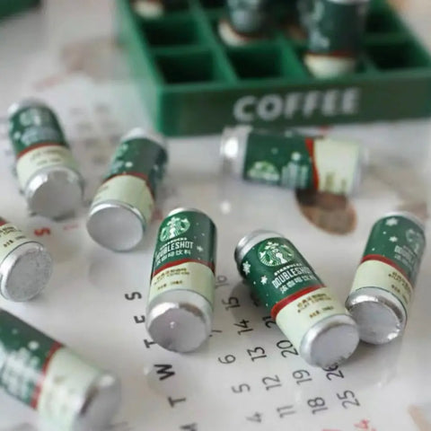 Miniature Coffee World Playful Desktop Decoration