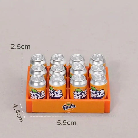 Mini Soft Drink Collection Fun Miniature Display