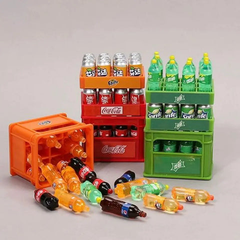 Mini Soft Drink Collection Fun Miniature Display