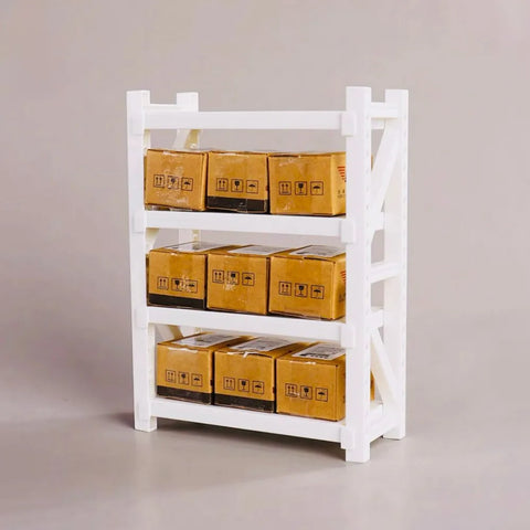 1/12 Scale Miniature Storage Rack & Goods Shelf Collection