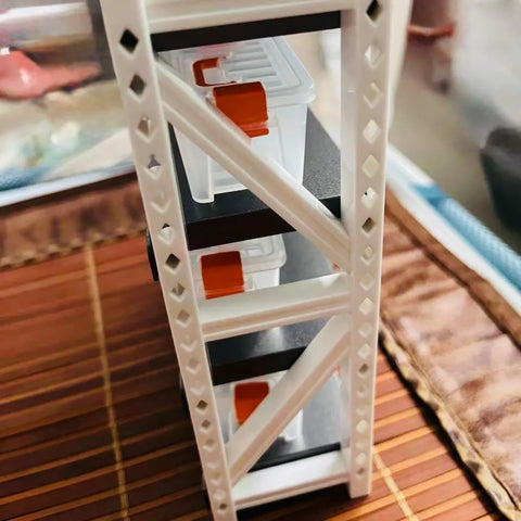 1/12 Scale Miniature Storage Rack & Goods Shelf Collection