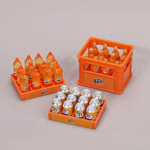 Mini Soft Drink Collection Fun Miniature Display