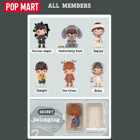 POP MART Hirono City of Mercy Series Art Toy Figures Blind Box