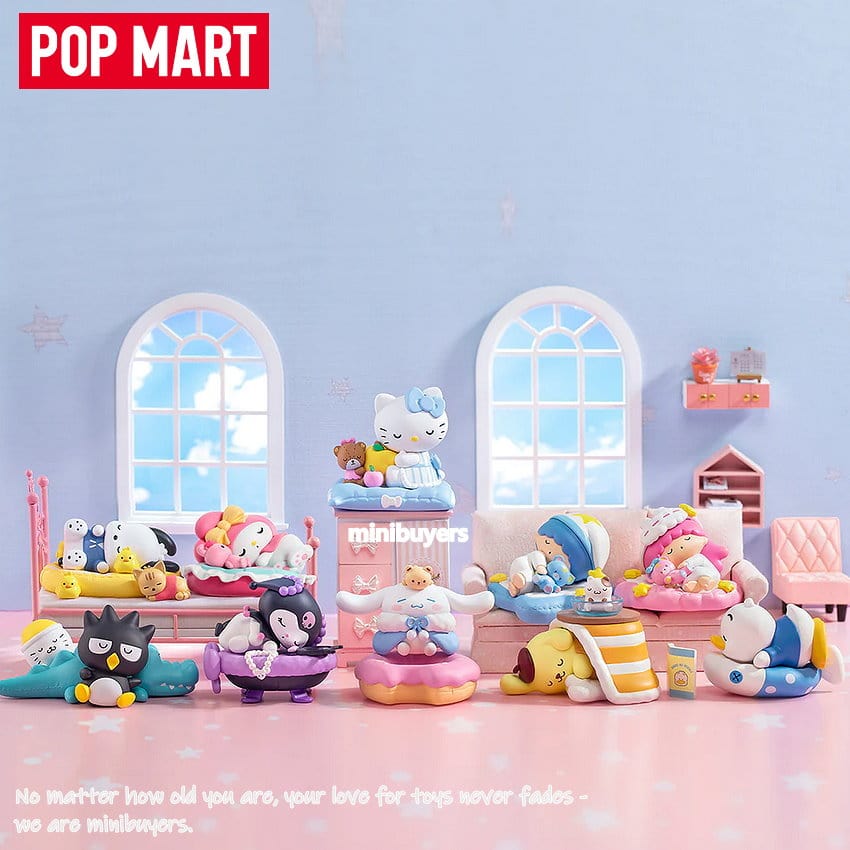 POP MART x Sanrio Fall Asleep Series | 2023 Blind Box Figures