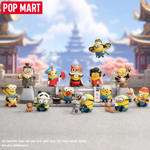 POP MART Minions Travelogues of China Series Art Toy Figure Blind Box