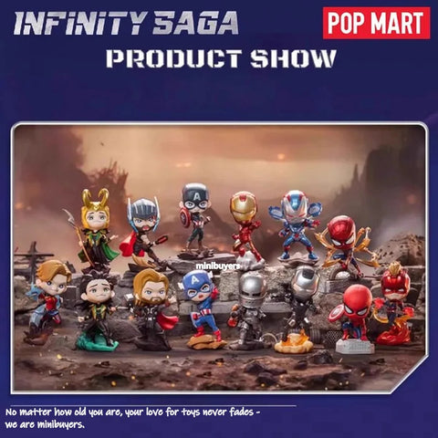 POP MART Marvel Infinity Saga Series Art Toy Figure Blind Box 2023