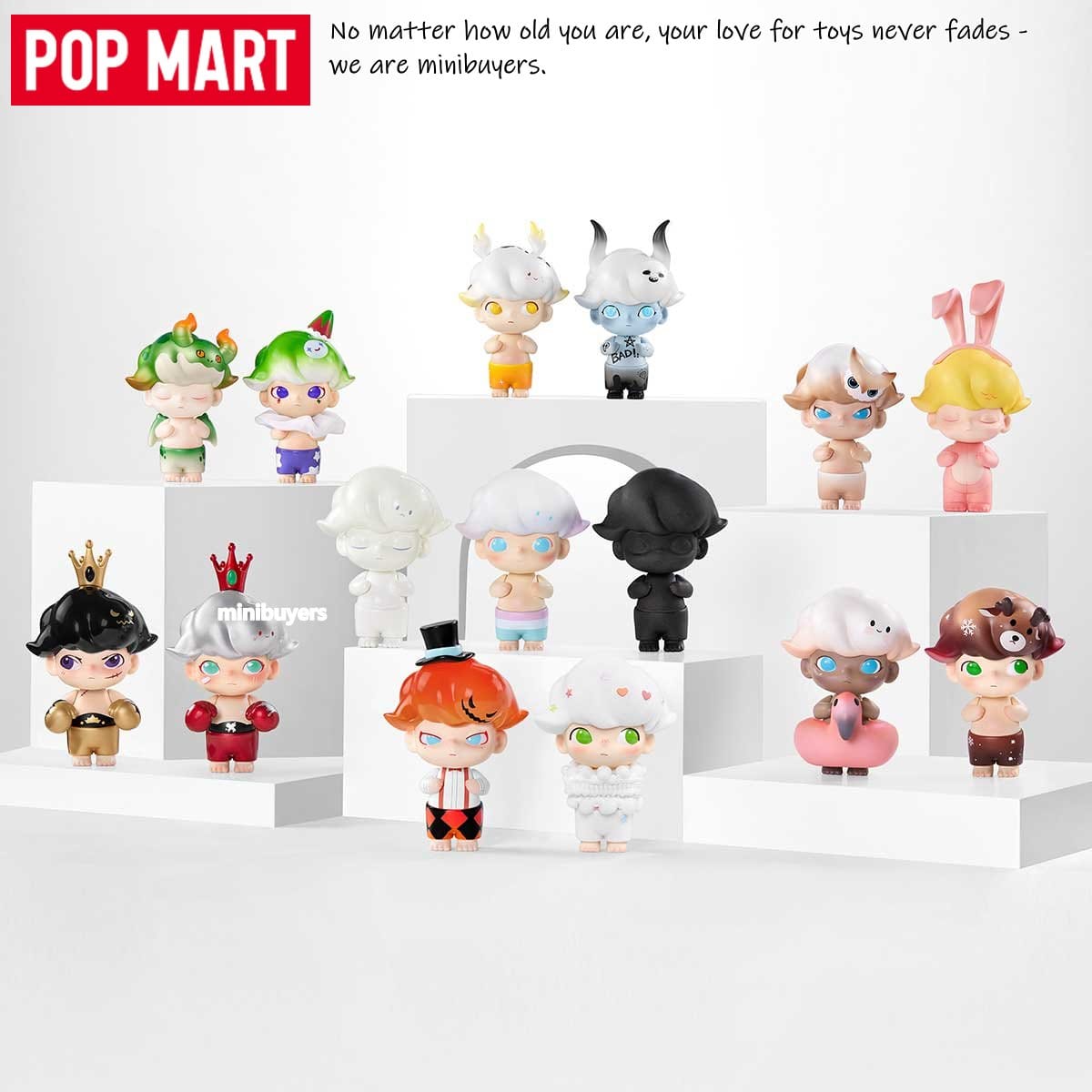 POP MART Dimoo Retro Series Art Toy Blind Box Figure 2023