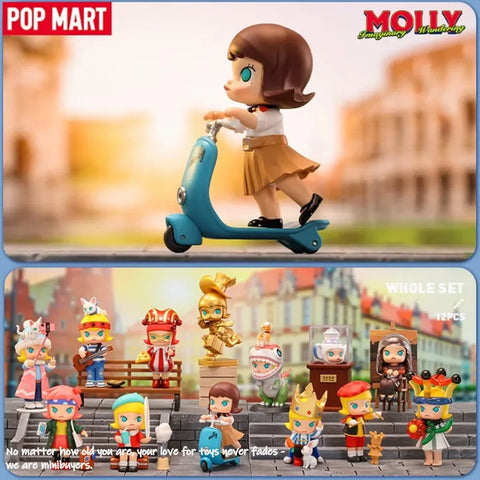 POP MART Molly Imaginary Wandering Series Art Toy 12 Figures Blind Box Sealed Set