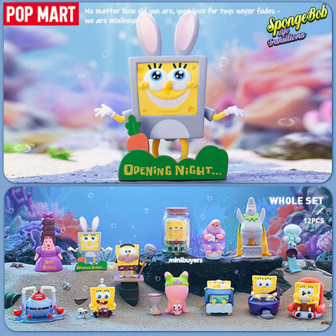 POP MART SpongeBob Life Transitions Series Figure Blind Box