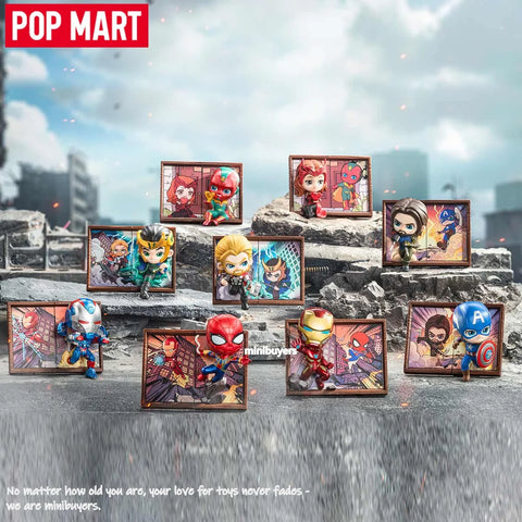 POP MART Marvel Photo Frame Series Figure Blind Box