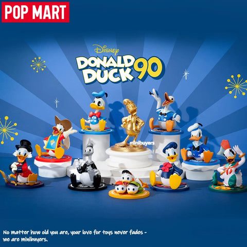 POP MART Donald Duck 90th Anniversary Series Art Toy Figure Blind Box