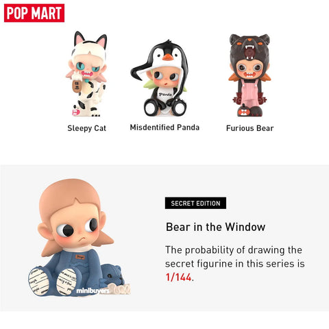 POP MART Zsiga We're So Cute Series Art Toy Figure 2023